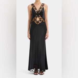 SIR the Label Black Lace Maxi Dress
